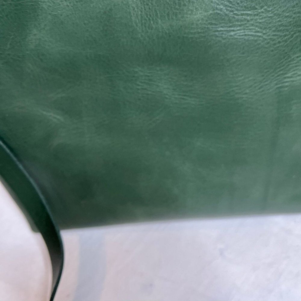 Madewell Forest Green Leather Bucket Bag - Picture 8 of 16